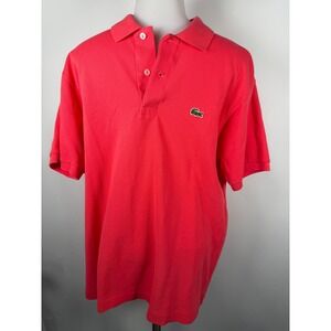 Men's Lacoste Classic Fit Pique Short Sleeve Polo Shirt US Size Large FA10615
